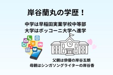 岸谷蘭丸の学歴！中学は早稲田実業学校中等部で大学はボッコーニ大学へ進学