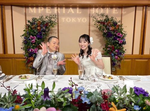 松井咲子Ｘの結婚式の写真画像